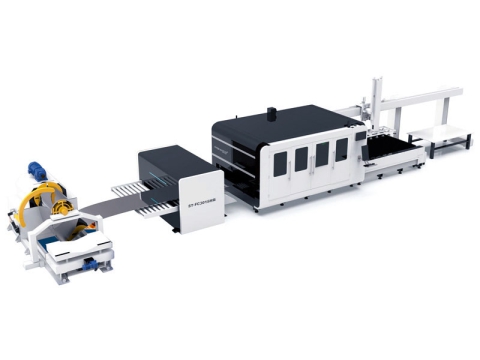 自動卷料送料激光落料線及切割系統 自動卷料送料激光落料線及切割系統