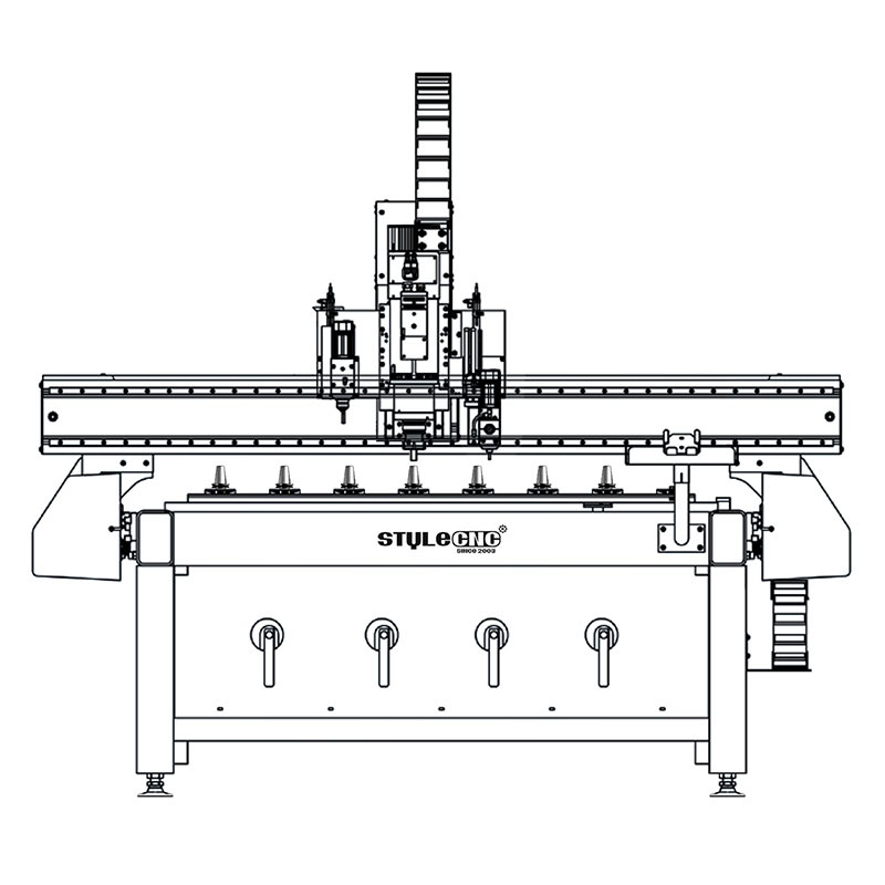 帶自動換刀裝置的數控雕刻機