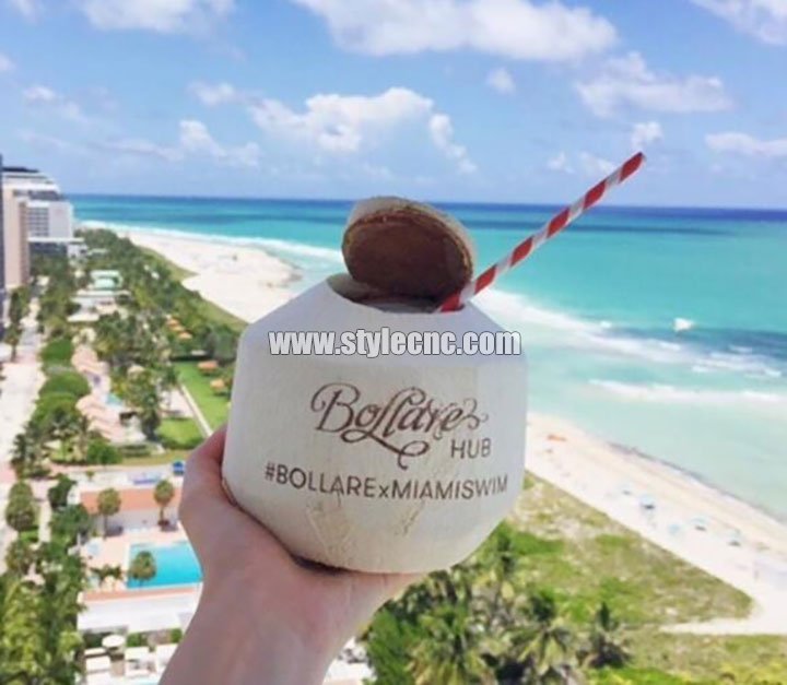 椰子激光雕刻創意