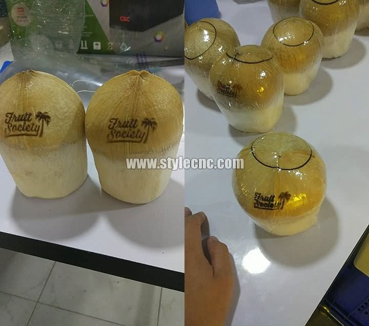 椰子激光打標機