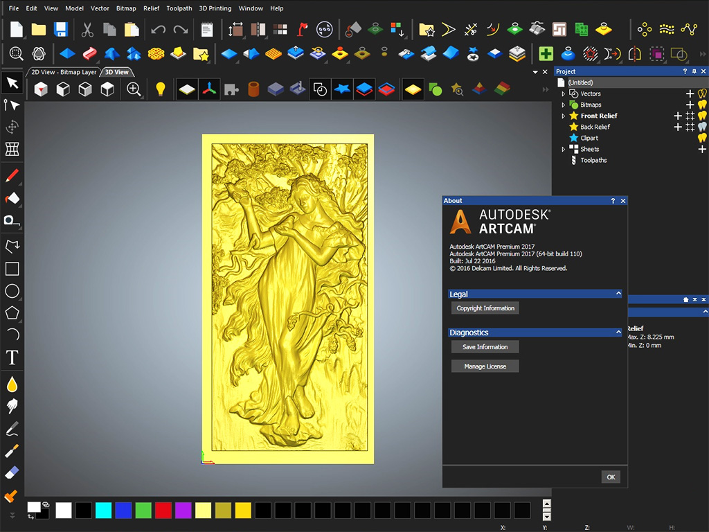 如何使用 ArtCAM Make3D數控雕刻機木工項目