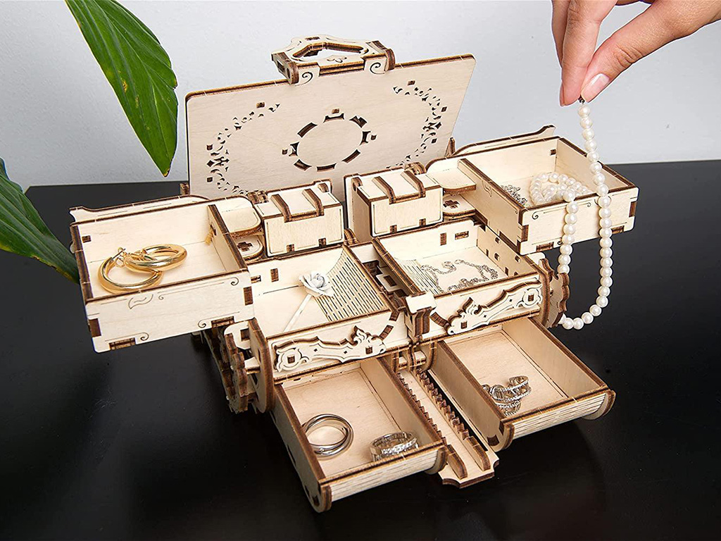 激光切割3D木制拼圖 激光切割3D木制拼圖