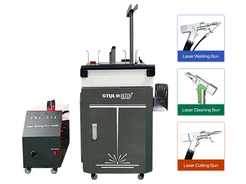 三合一便攜式手持式激光金屬切割機、焊接機和清潔器